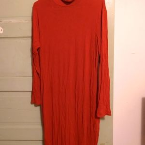 Long Sleeve Turtleneck Dress